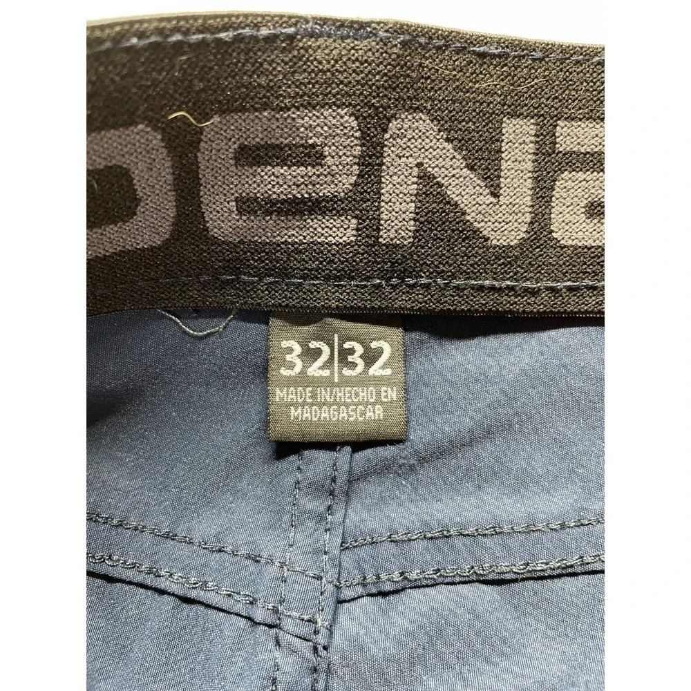 Denali Chino Pants Mens 32 Navy Nylon Stretch Casual Everyday Wear Straight Leg